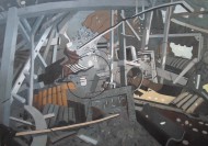 The Brothers Tzoveleki (oil and wax) 124x178cm