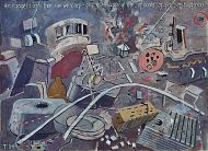 Archangel (acrylic) 55x75cm