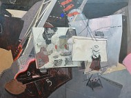 Time Will Have It's Fancy, Tomorrow or Today (oil and wax) 180x240cm