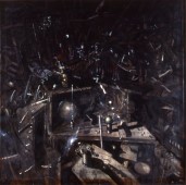 things present (oil on acrylic) 99x99cm