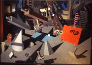 attendant facts (oil) 120x173cm