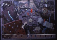 circus study I (mixed media) 83x112cm