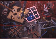 toy-box (gouache/collage) 66x94cm