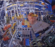 P+O Nedlloyd Kobe (acrylic) 71x100cm