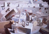 in perspective (acrylic) 90x130cm