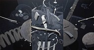 triptych (mixed media) 120x190x7cm