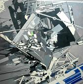 opposition (oil) 175x175cm